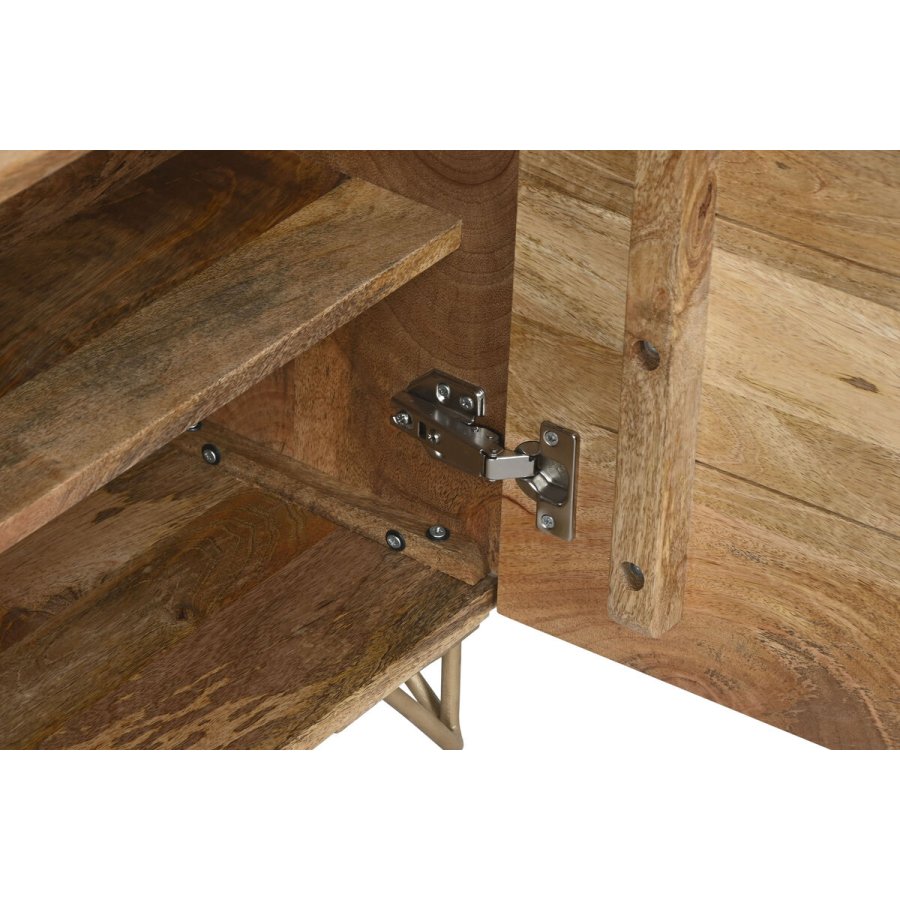 Natbord Home ESPRIT Gylden Natur 50 x 40 x 50 cm #25