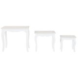 Sofabord Home ESPRIT Hvid Lysegr 53 x 35 x 47 cm #5