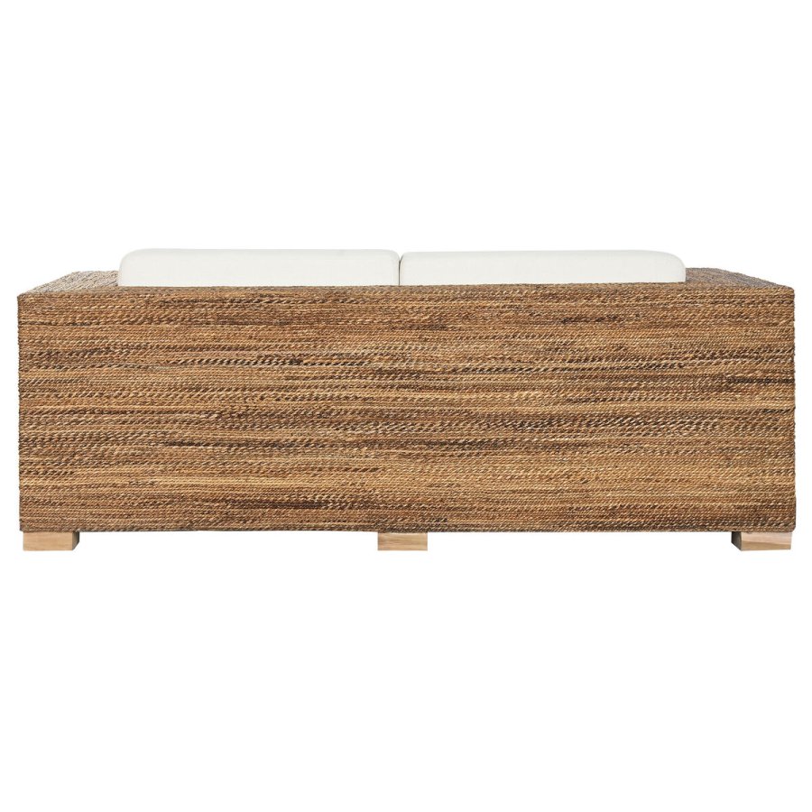 Havesofa Home ESPRIT Hvid Natur 192 x 92 x 65 cm #2