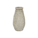 Vase Home ESPRIT Gr� Terrakotta 25 x 25 x 51 cm #1