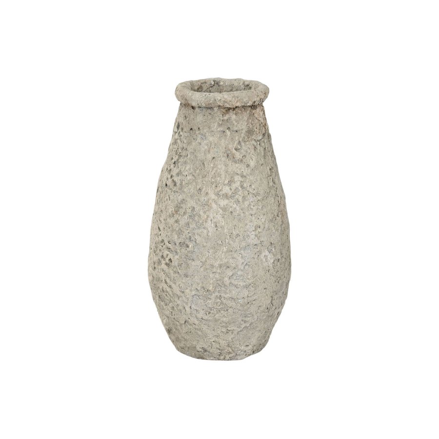 Vase Home ESPRIT Gr� Terrakotta 25 x 25 x 51 cm #1