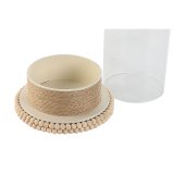 Lyseholder Home ESPRIT Lys brun Metal Tov 17 x 17 x 23 cm #2