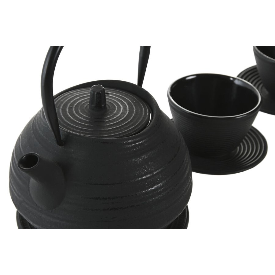 Tekande Home ESPRIT Sort Rustfrit stl Jern 800 ml #4