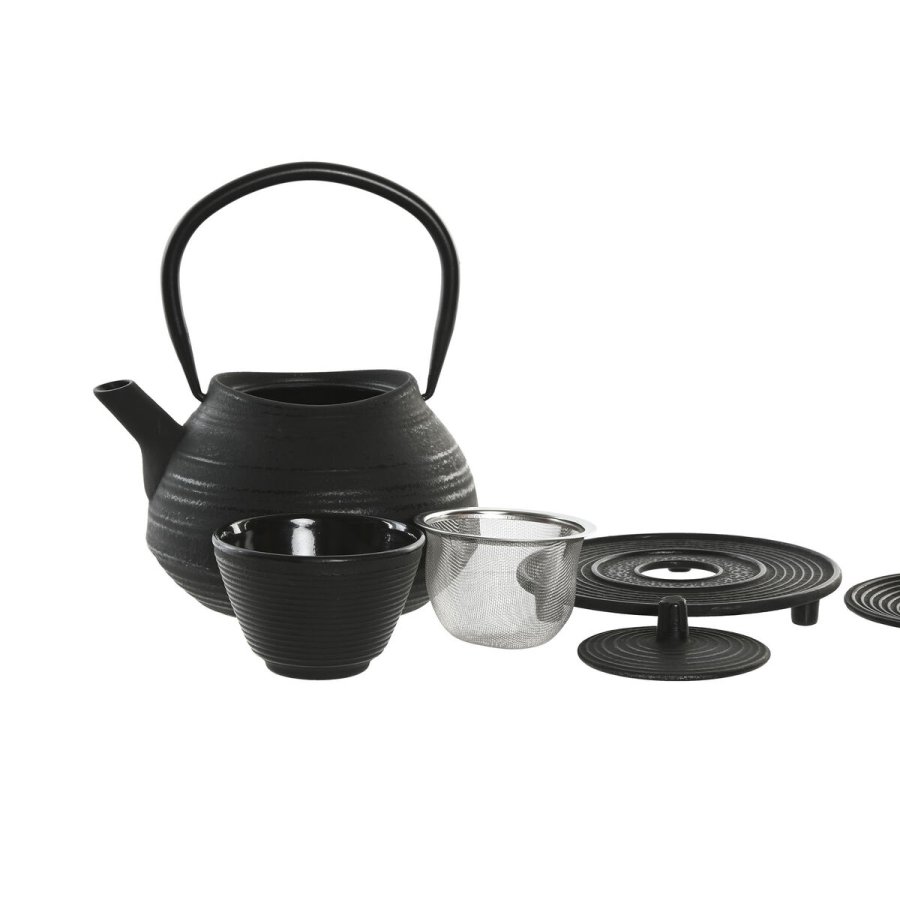 Tekande Home ESPRIT Sort Rustfrit stl Jern 800 ml #7