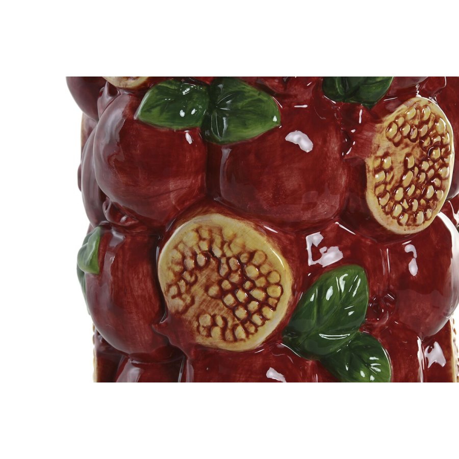 Vase Home ESPRIT Grn Rdbrun Keramik 21 x 21 x 30 cm #2