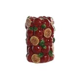 Vase Home ESPRIT Grn Rdbrun Keramik 21 x 21 x 30 cm #1