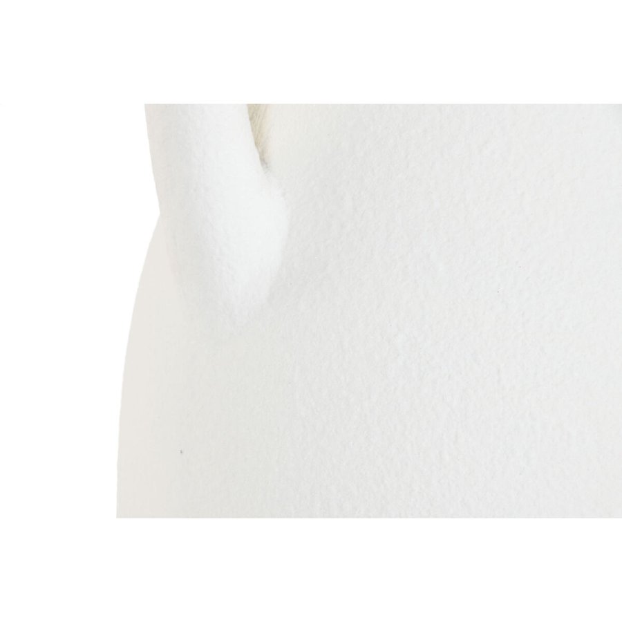 Vase Home ESPRIT Hvid Fiber 39 x 39 x 120 cm #2