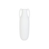 Vase Home ESPRIT Hvid Fiber 39 x 39 x 120 cm #1
