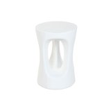 Sofabord Home ESPRIT Hvid 35,5 x 35,5 x 51 cm #1