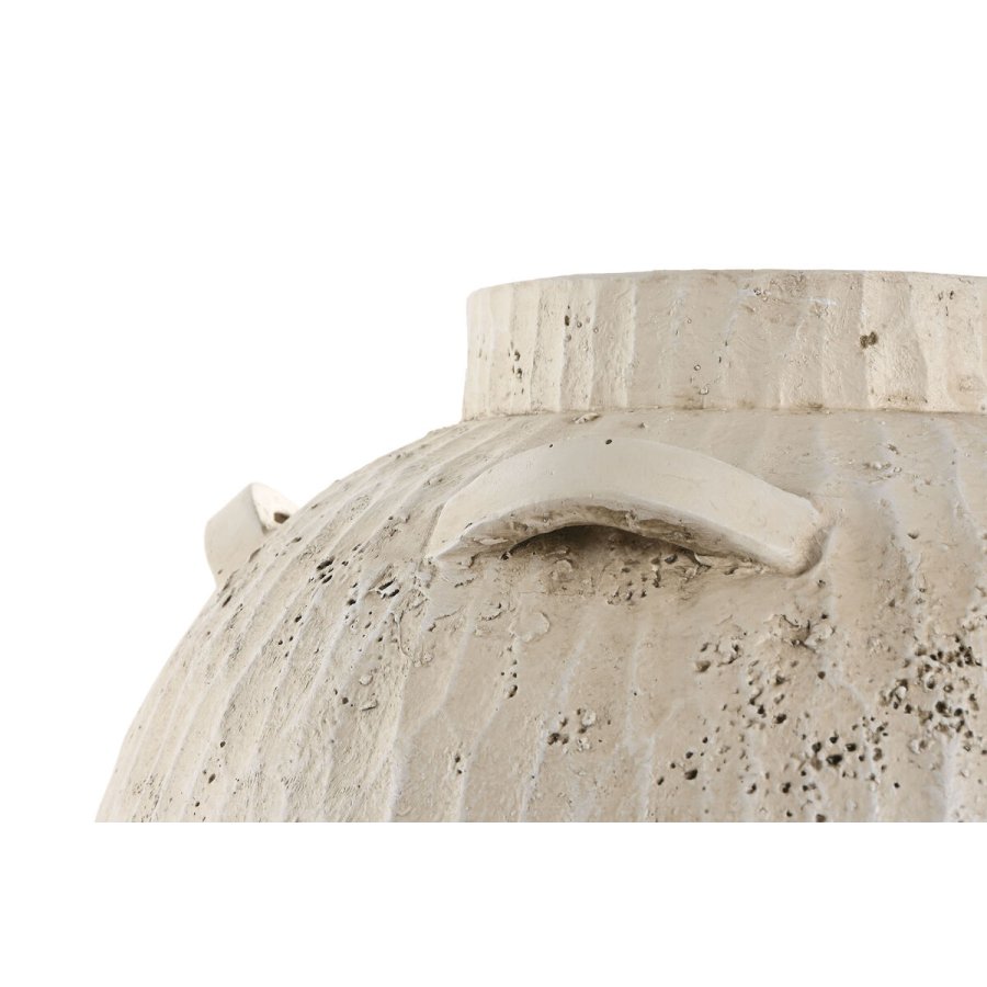 Vase Home ESPRIT Hvid Magnesium 38 x 38 x 48 cm #3