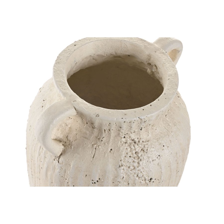 Vase Home ESPRIT Hvid Magnesium 23,5 x 21,5 x 37,5 cm #2