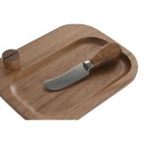 Skrebrt Home ESPRIT Rustfrit stl Akacie #4