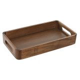 Snack bakke Home ESPRIT Natur 32 x 18 x 5 cm #1