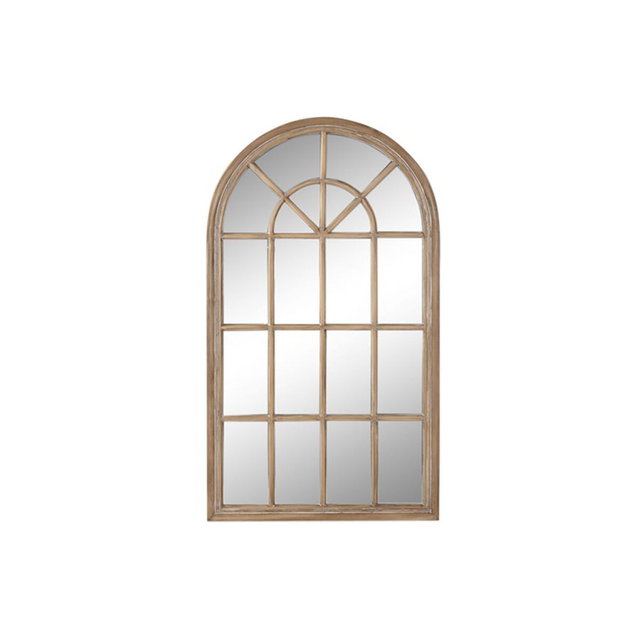 Vgspejl Home ESPRIT Natur Vindue Afkldt 80 x 3,5 x 140 cm #1