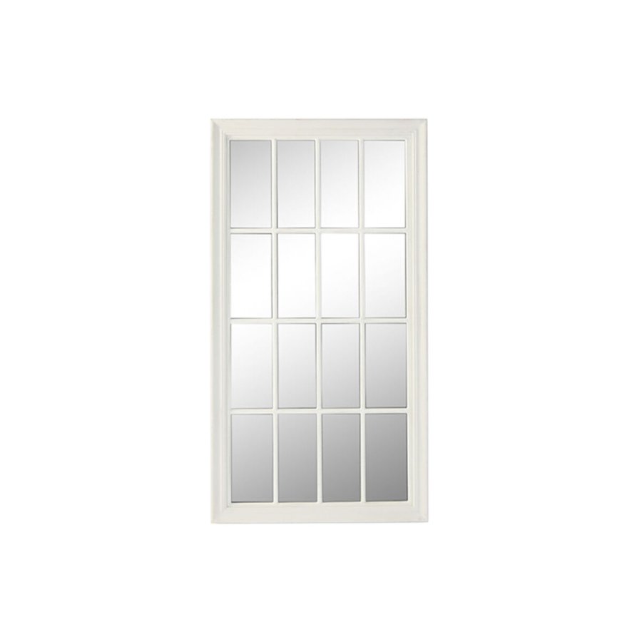 Vgspejl Home ESPRIT Hvid Vindue 68 x 4 x 128 cm #1