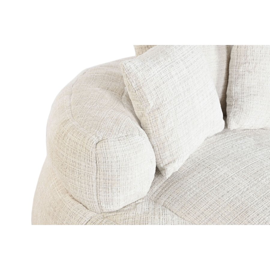 Lnestol Home ESPRIT Hvid 104 x 104 x 50 cm #6