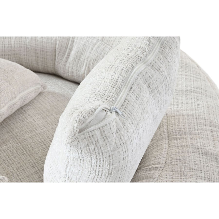 Lnestol Home ESPRIT Hvid 104 x 104 x 50 cm #2