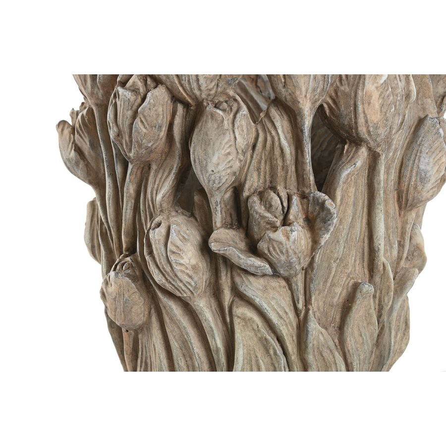 Vase Home ESPRIT Gr Cement Tulipan 29 x 27 x 32 cm #3