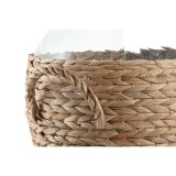 Vase Home ESPRIT Gennemsigtig Lys brun Krystal Natur 37 x 37 x 55 cm #3