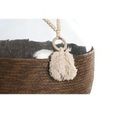 Vase Home ESPRIT Gennemsigtig Mrkebrun Krystal Kolonistil 37 x 37 x 55 cm #2