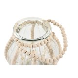 Lyseholder Home ESPRIT Gennemsigtig Natur Lys brun Tr Krystal 22 x 22 x 22 cm #2