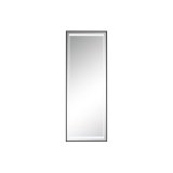 Pkldningsspejl Home ESPRIT Sort Aluminium 50 x 2 x 150 cm #1