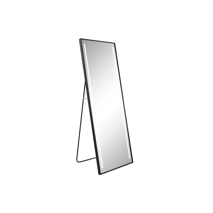 Pkldningsspejl Home ESPRIT Sort Aluminium 60 x 0,5 x 165 cm #1