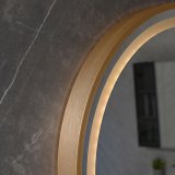 Pkldningsspejl Home ESPRIT Gylden Aluminium 50 x 0,5 x 150 cm #9