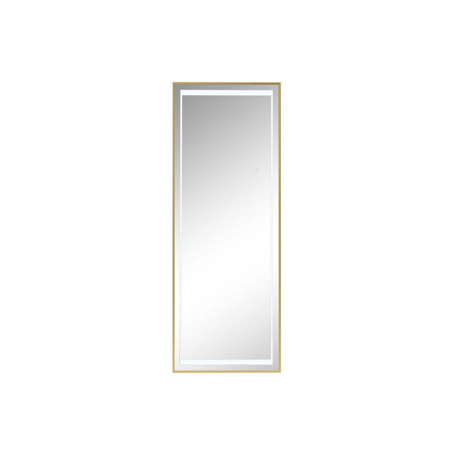 Pkldningsspejl Home ESPRIT Gylden Aluminium 50 x 0,5 x 150 cm #1