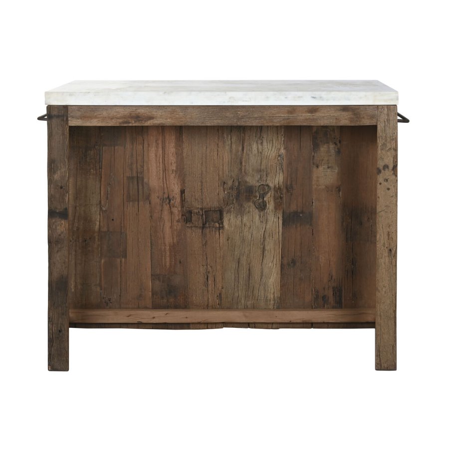 Kkken mbler Home ESPRIT Hvid Natur 120 x 60 x 97 cm 131 x 61,5 x 97 cm #2