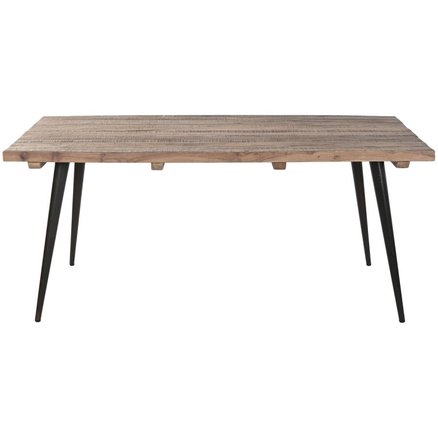 Spisebord Home ESPRIT Sort Natur Jern Genbrugt Tr 180 x 90 x 76 cm #6