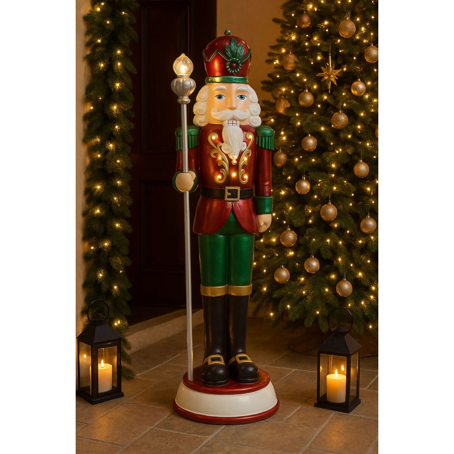 Julepynt Home ESPRIT Multifarvet N�ddekn�kker 43 X 37,5 X 157 CM #2