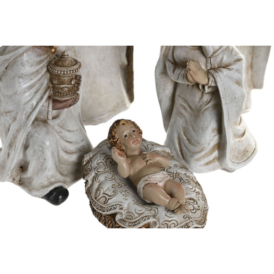 Betlehem dekoration Home ESPRIT Hvid Harpiks 8 x 6 x 19 cm (8 Dele) #2