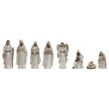 Betlehem dekoration Home ESPRIT Hvid Harpiks 8 x 6 x 19 cm (8 Dele) #4