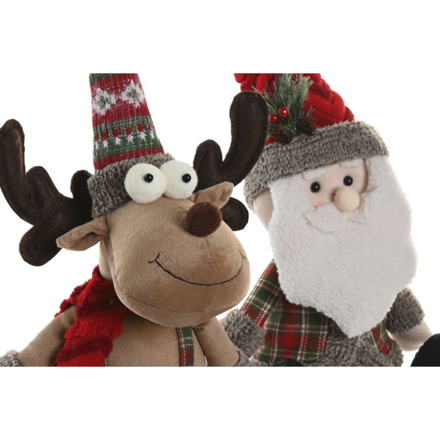 Julepynt Home ESPRIT Rd Grn 23 X 16 X 51 CM (2 enheder) #2