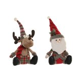 Julepynt Home ESPRIT Rd Grn 23 X 16 X 51 CM (2 enheder) #1