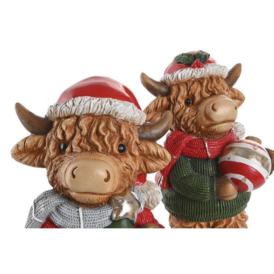 Julepynt Home ESPRIT Multifarvet 22,5 X 19 X 38 CM (2 enheder) #3