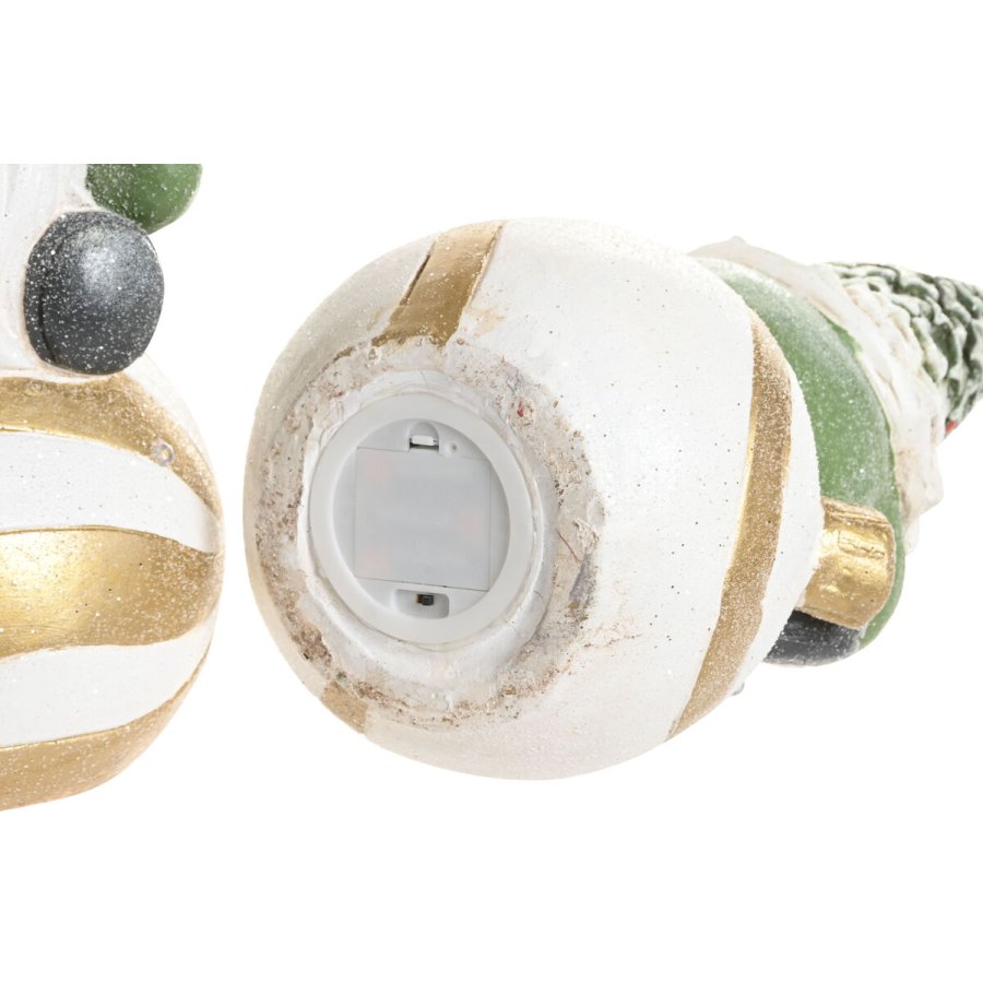 Julepynt Home ESPRIT Hvid Gr�n Gylden Dv�rg 23 X 21,5 X 55 CM (3 enheder) #5