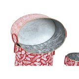 Spil med Dekorative �sker Home ESPRIT R�d Gr�n Jul 28,5 x 19,5 x 24 cm (3 Dele) (2 enheder) #3