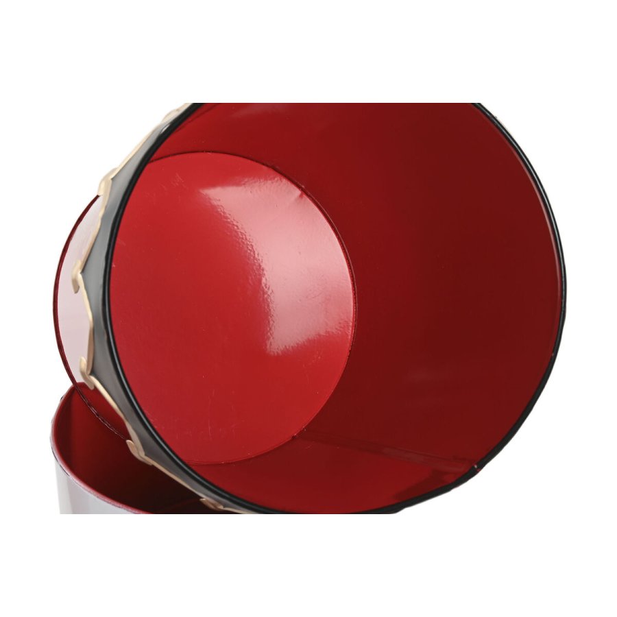 Spil med Dekorative �sker Home ESPRIT Hvid R�d Jul 21 x 21 x 20 cm (2 enheder) #3