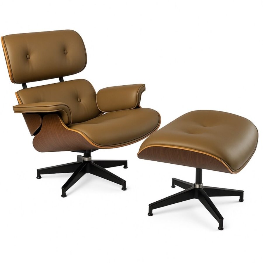 Lnestol Home ESPRIT Brun Camel Valnd 89 X 87 X 79 cm #2