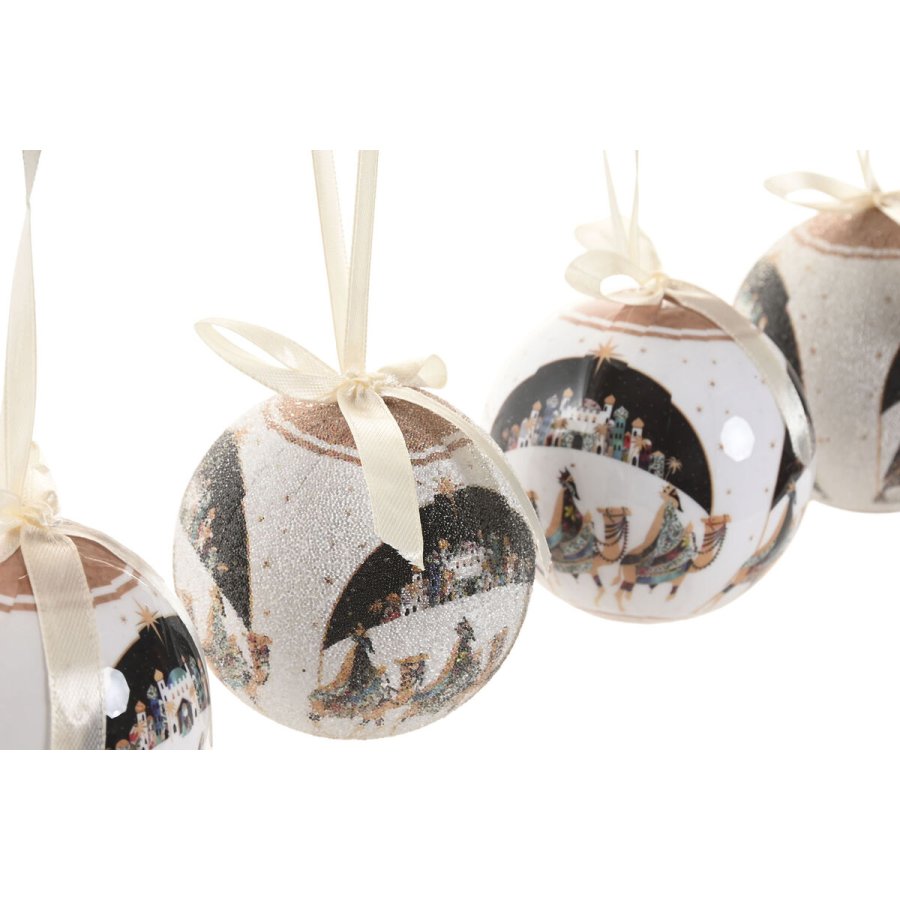 Julekugle Home ESPRIT Multifarvet PVC (14 Dele) #2