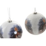 Julekugle Home ESPRIT Multifarvet PVC (14 Dele) #2