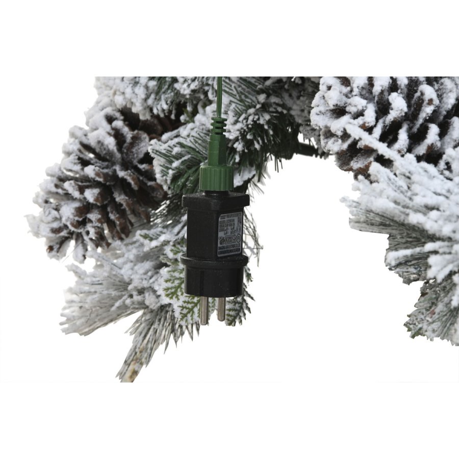 Juletr� Home ESPRIT Hvid PVC snefald 140 x 140 x 240 cm #3