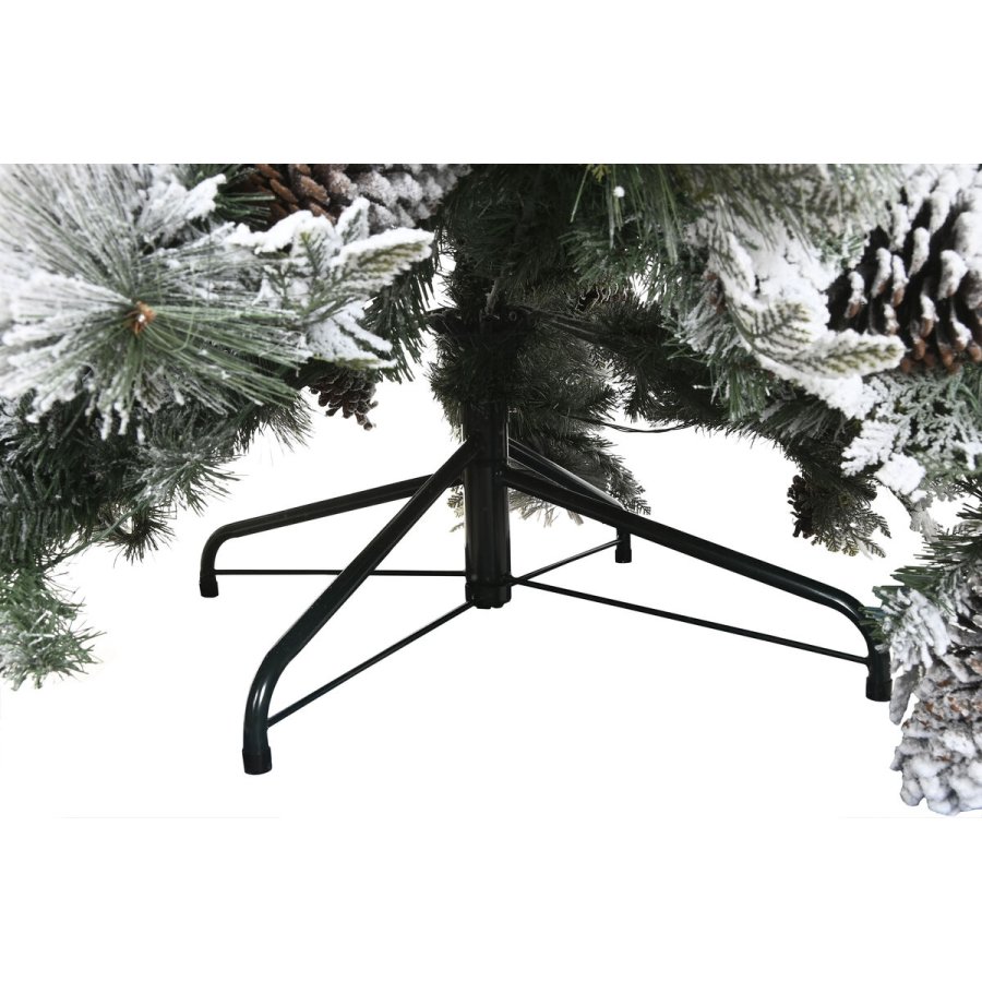 Juletr� Home ESPRIT Hvid PVC snefald 140 x 140 x 240 cm #4