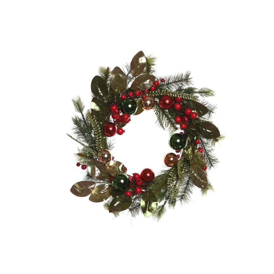 Adventskrans Home ESPRIT R�d Gr�n PVC 50 x 15 x 50 cm #4