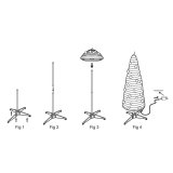 Juletr� Home ESPRIT Gr�n PVC snefald #2