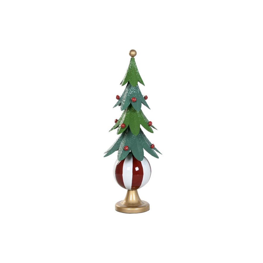 Juletr Home ESPRIT Hvid Rd Grn Gylden Metal #3