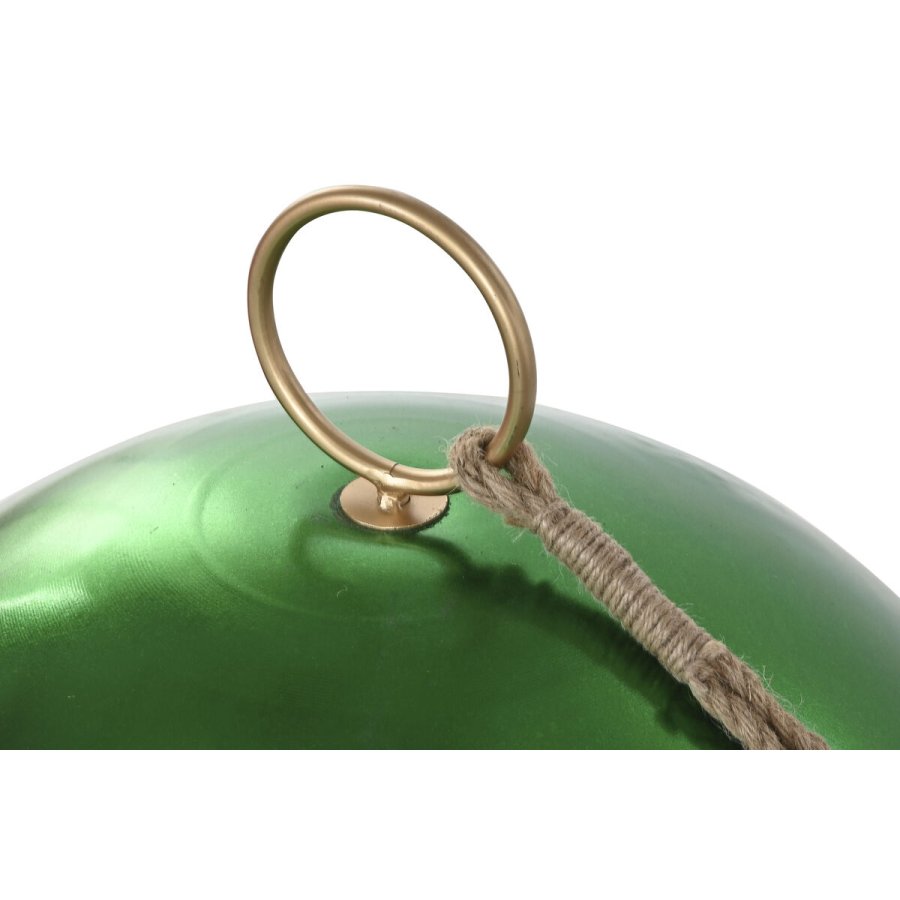 Julekugle Home ESPRIT R�d Gr�n Gylden Metal 62 x 62 x 72,5 cm (2 enheder) #3