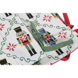 Dekorativ kurv Home ESPRIT Hvid Rd Grn Beige Nddeknkker Jul 30 x 30 x 8 cm (2 enheder) #4